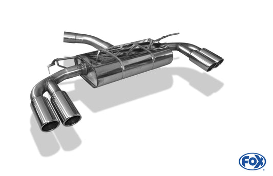 VW Golf VII  - Einzelradaufhängung Endschalldämpfer rechts/links - 2x80 Typ 16 rechts/links