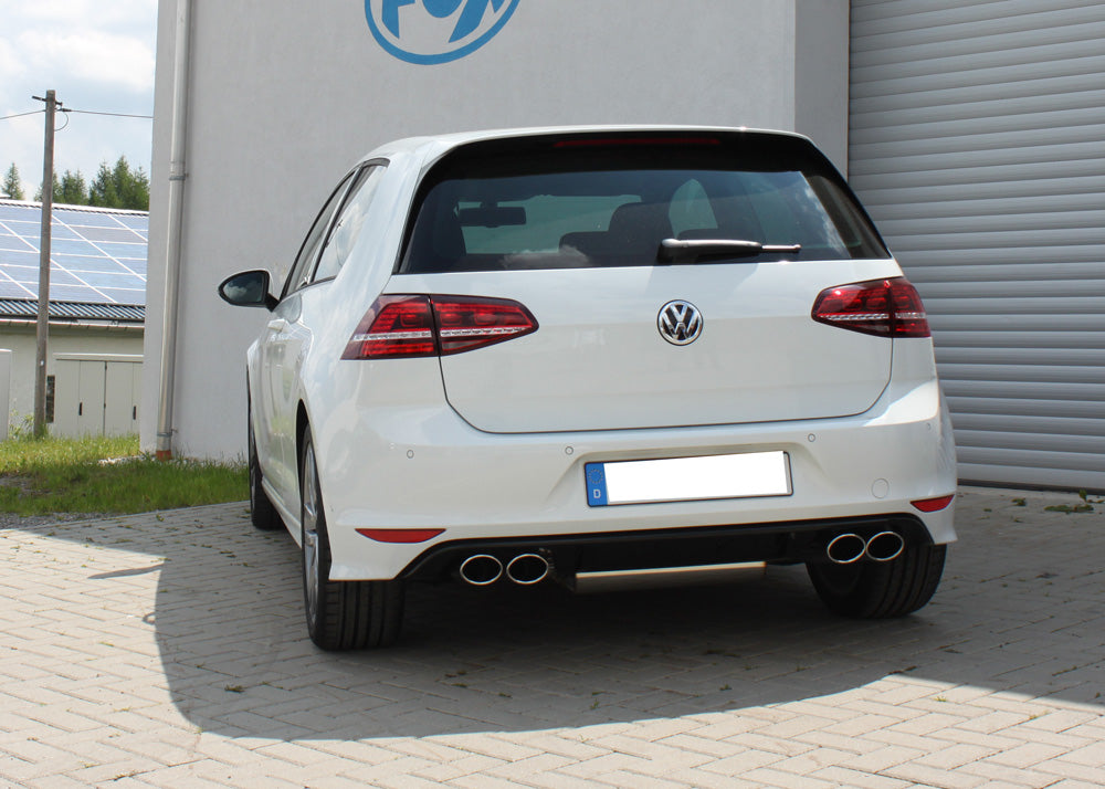 VW Golf VII - starre Hinterachse - Golf R-Optik Endschalldämpfer rechts/links - 2x115x85 Typ 32 rechts/links
