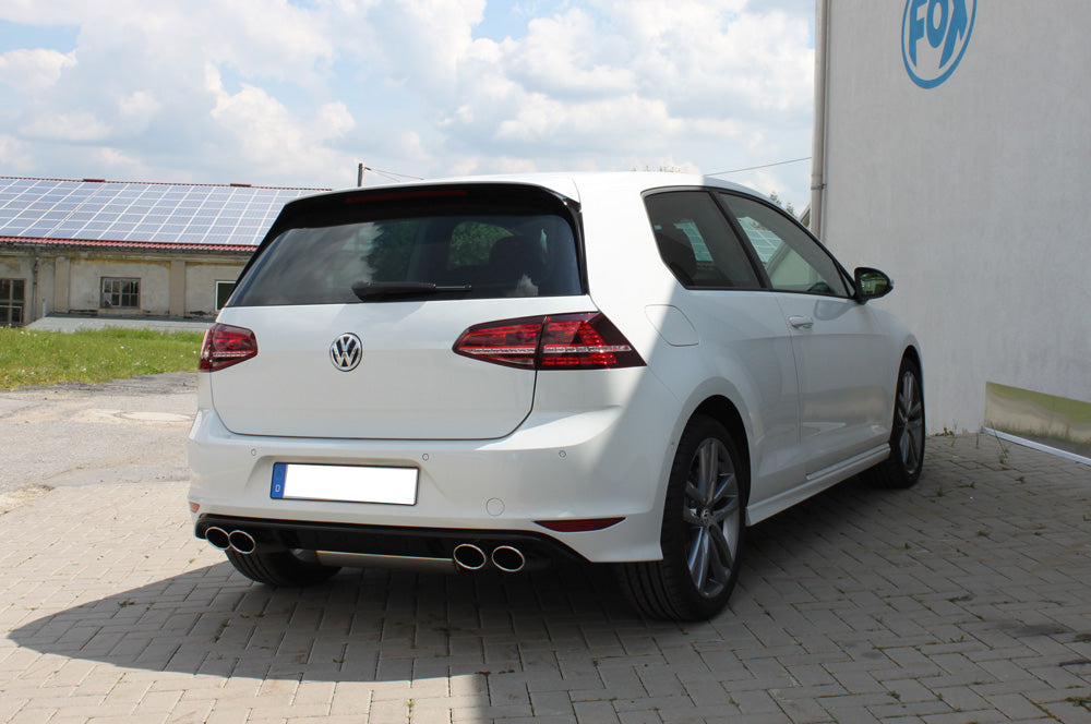 VW Golf VII  - Einzelradaufhängung - R-Optik Endschalldämpfer rechts/links - 2x115x85 Typ 32 rechts/links