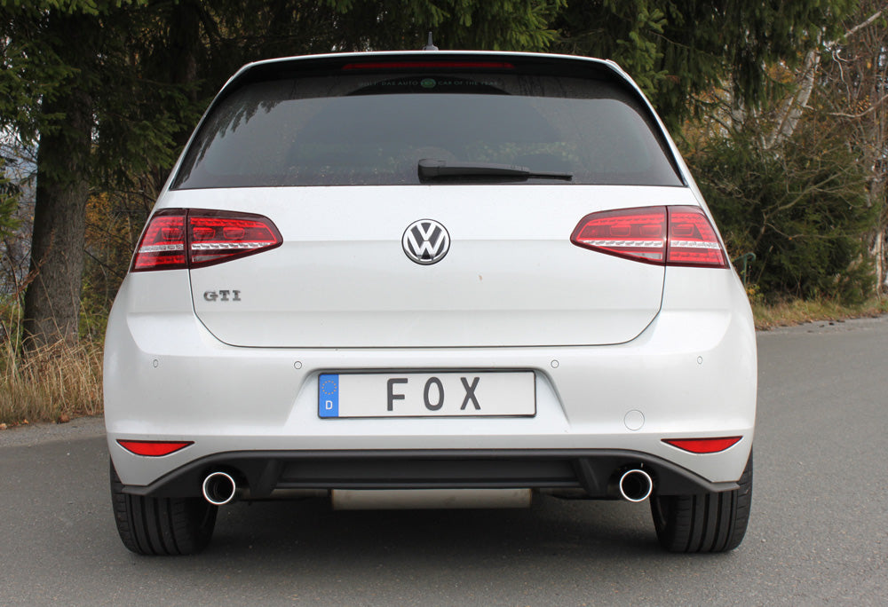 VW Golf VII - 2,0l GTI Endschalldämpfer rechts/links - 1x90 Typ 16 rechts/links