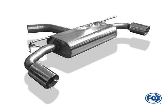 VW Golf VII - starre Hinterachse - GTI-Optik Endschalldämpfer rechts/links - 1x90 Typ 25 rechts/links