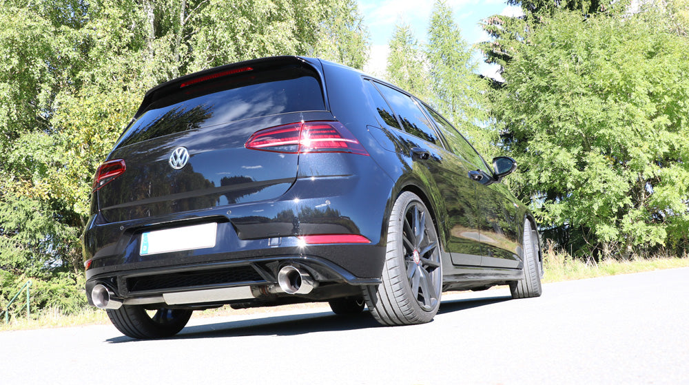VW Golf VII - 2,0l GTI Facelift + TCR Endschalldämpfer rechts/links - 1x114 Typ 25 echts/links