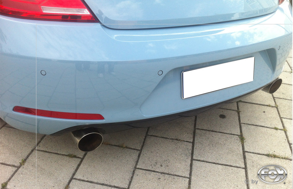 VW Beetle R-Paket - 16 (5C) Coupe & Cabrio Einzelradauf. Endschalldämpfer Ausgang rechts/links - 1x100 Typ 25 rechts/links
