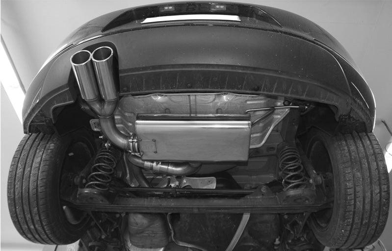VW Beetle 1,4l - 16 (5C) Coupe & Cabrio - Starre Hinterachse Endschalldämpfer einseitig - 2x90 Typ 16