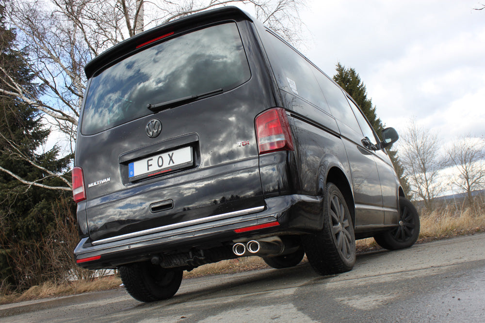 VW Bus T5/ T6 Endschalldämpfer - 2x88x74 Typ 33