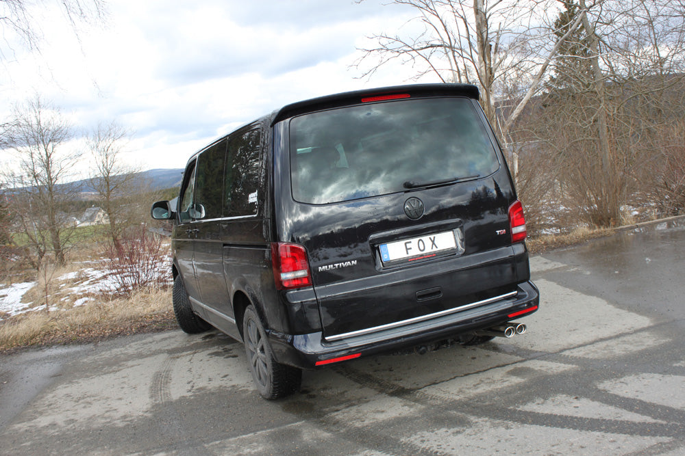 VW Bus T5/T6 4MOTION Endschalldämpfer - 2x88x74 Typ 33