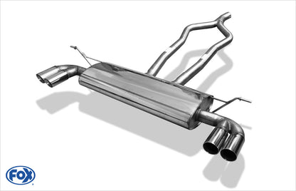 VW Touareg Typ 7L Endschalldämpfer Ausgang rechts/links - 2x80 Typ 25 rechts/links