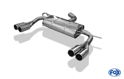 VW Touran Cross GTD Endschalldämpfer Ausgang rechts/links - 2x76 Typ 12 rechts/links