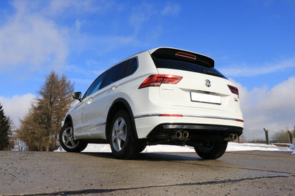 VW Tiguan II Diesel - 4motion Endschalldämpfer quer - 2x80 Typ 25 rechts/links