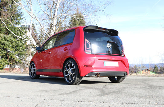 VW UP GTI Endrohrsystem links passend auf originalen oder FOX-Endschalldämpfer - 1x90 Typ 25 links