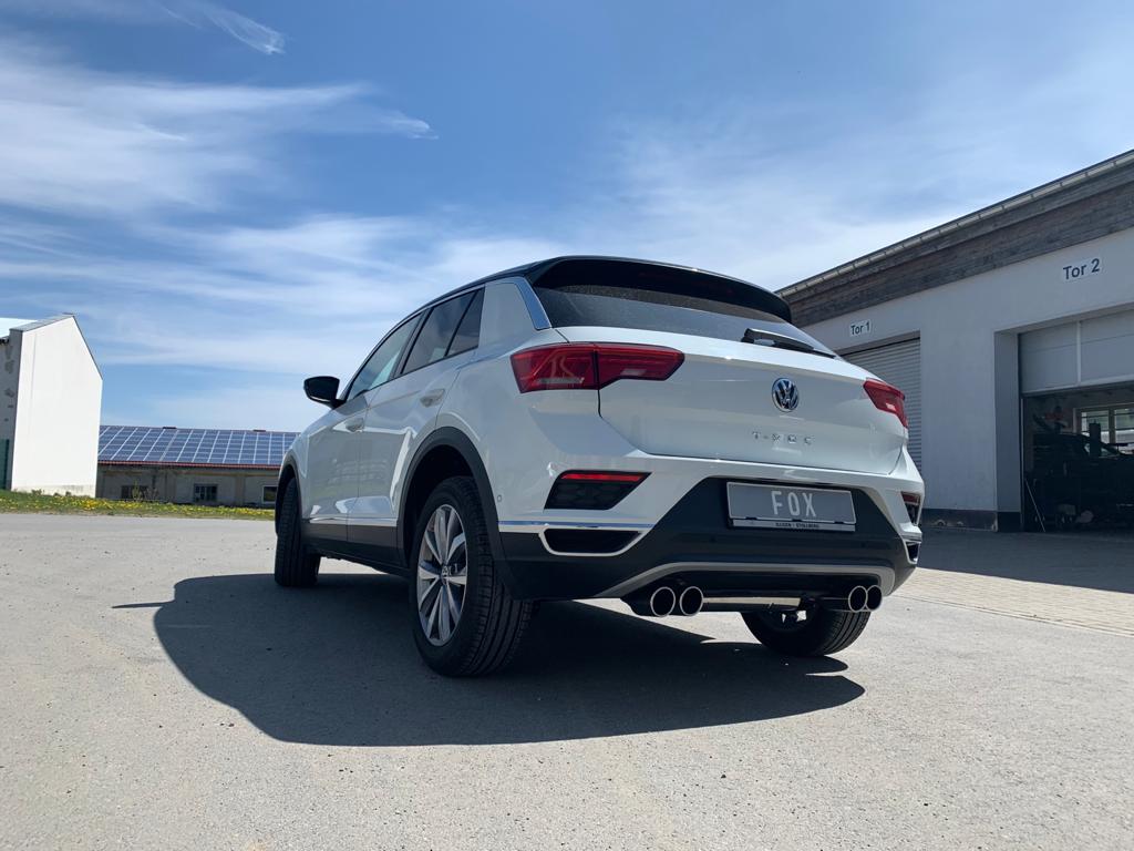 VW T-Roc - Frontantrieb Endschalldämpfer rechts/links - 2x90 Typ 16 rechts/links